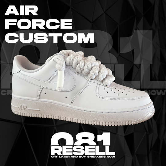 Air Force 1 custom rope laces