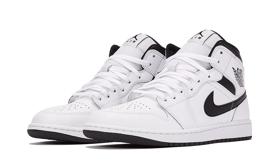 Air Jordan 1 Mid White Black