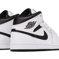 Air Jordan 1 Mid White Black