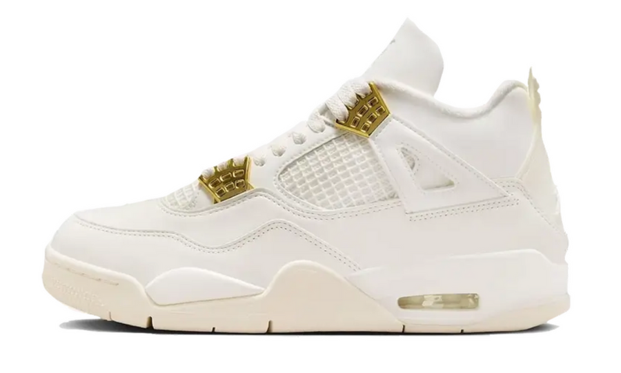 Air Jordan 4 Sail Metallic Gold