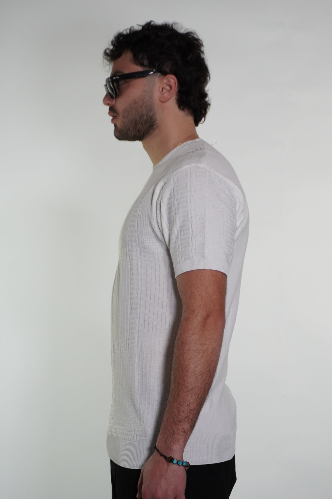 T-SHIRT BASIC MAZE WHITE