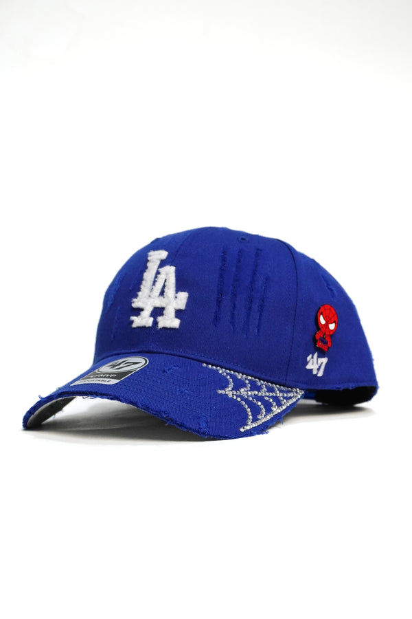 '47 Cappellino Raised Basic Los Angeles Dodgers - royal Spiderman Custom