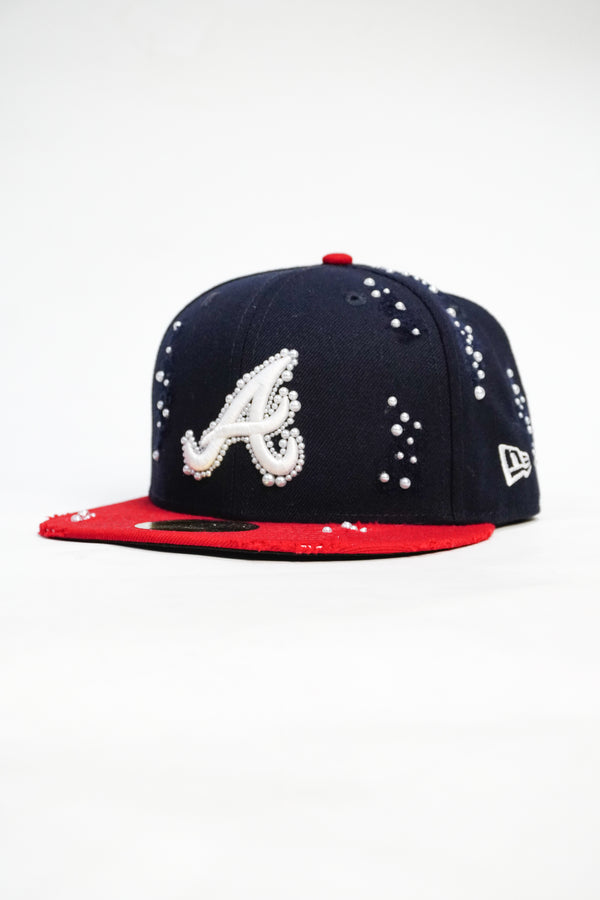 Cappellino New Era 59Fifty Atltanta Braves Pearl Custom