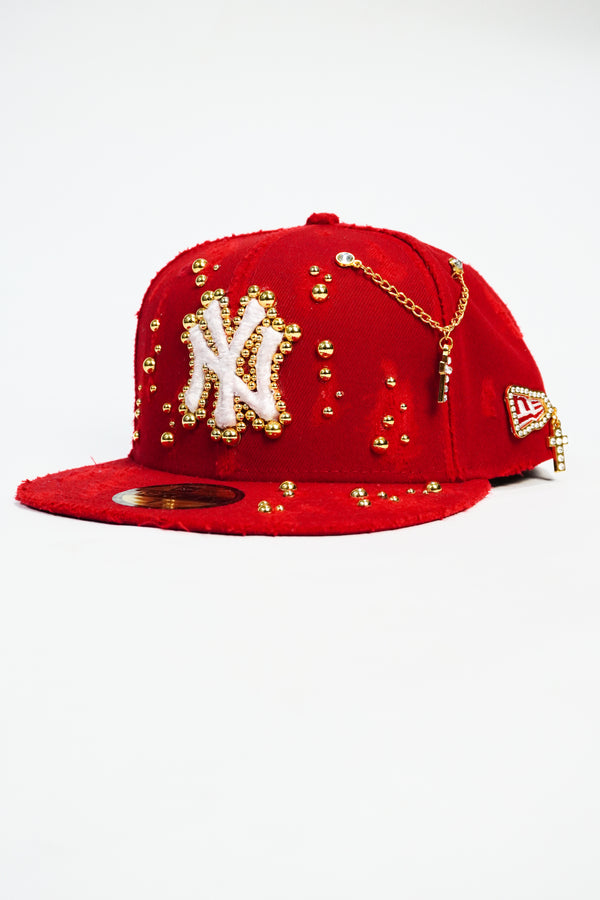 Cappellino New Era 59Fifty New York Yankees Red Chain