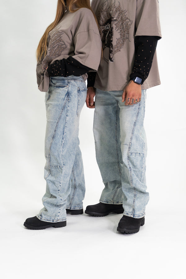 JEANS BALOON CLEAR WASH