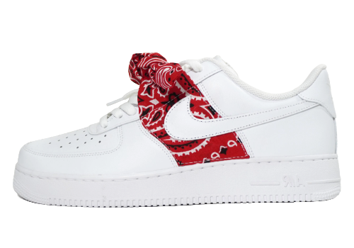 Air Force 1 '07 White RED BANDANA