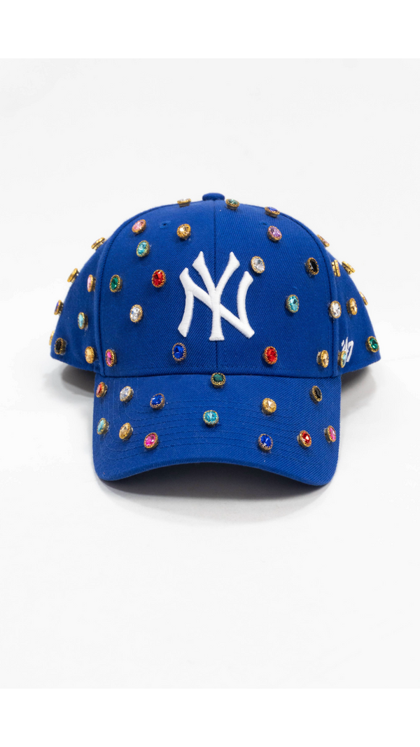 '47 Cappellino Raised Basic New York Yankees - Royal Diamond Custom